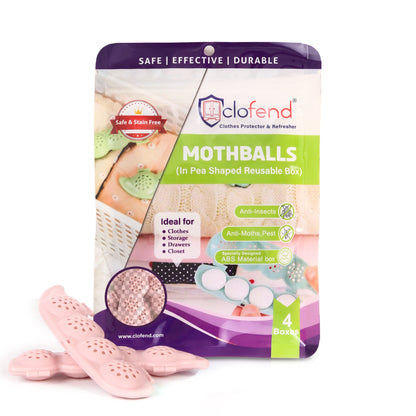 Mothballs in Pea Shaped Box - Pack of 4 boxes