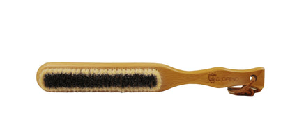 Natural Bristle Clothes Brush Made from Beechwood