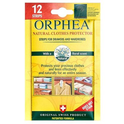 ORPHEA Clothes Protector & Refresher Strips - Pack of 12 (Flowers Fragrance)