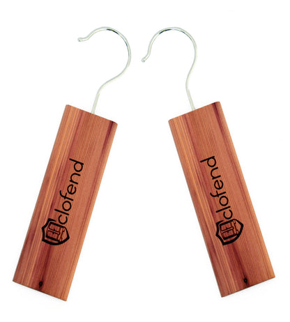 Natural Cedar Wood Air Freshener Hang-Ups Removes Odors and Prevents Pests and Mold