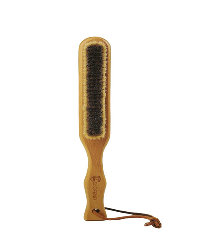 Natural Bristle Clothes Brush Made from Beechwood